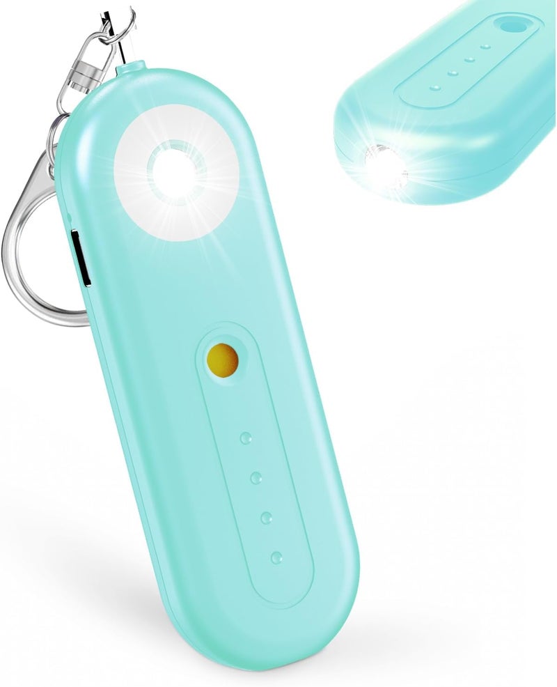 MtMinn Rechargeable Personal Safety Alarm for Women - 130dB Self Defense Keychain Alarm Whistle with SOS Strobe Light, Low Battery Notice - Security Protection Devices for Kids Elderly College Essentials - Image 1